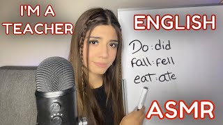 ASMR ROLEPLAY ESPAÑOL  TU MAESTRA TE ENSEÑA INGLÉS [upl. by Leira]