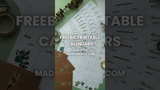 FREEBIE Printable Calendars ✨📅 [upl. by Htes576]