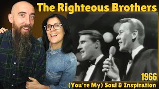 The Righteous Brothers  Youre My Soul And Inspiration 1966 REACTION with my wife [upl. by Euqinimod]