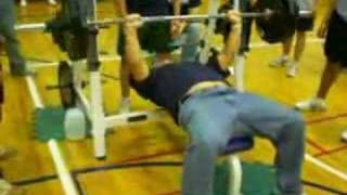 225 bench press 34 reps 19 years old [upl. by Eniala]