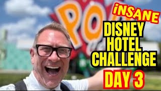 Day 3 Staying At Every Disney Hotel POP Century Resort FULL TOUR [upl. by Antonin]