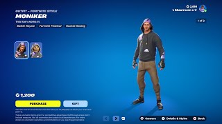 Fortnite Item Shop September 2nd 2024  MONIKER SKIN RETURNS [upl. by Hannad]