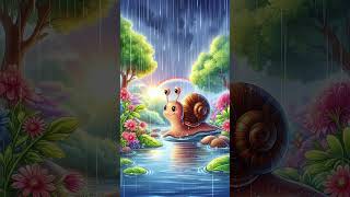 the little snail song nursery rhyme urdu cartoonkidspoem youtubeshortshortsanimation [upl. by Materse82]