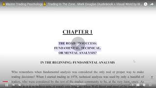 TRADING IN THE ZONE AUDIOBOOK FULL BOOK WORD BY WORD READ MARK DOUGLAS TRADE STOCKS NIFTY BEST BOOK [upl. by Lidda]