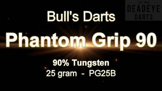 Bulls Phantom Grip 25 gram 90 Tungsten Darts  PG25B [upl. by Teyugn301]