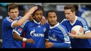 FC Schalke 04  Hamburger SV 41 Bundesliga 31 Spieltag Saison 20122013 [upl. by Githens]