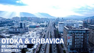 Otoka i Grbavica Sarajevo Danas  Sarajevo Today Drone 4K City View Drone [upl. by Terrence]