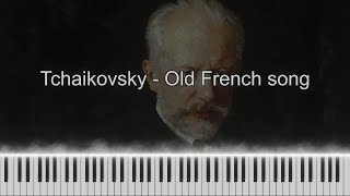 Tchaikovsky Album For The Young Op 39 No16  Old French song [upl. by Dagall]