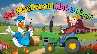 Old MacDonald Had a Farm  Fun Animal Sounds Song  Nursery Rhymes amp Kids Song  KidsRush [upl. by Jagir]