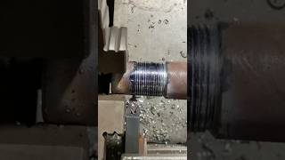 Repair Threads latheturning threads steel machine diylathe [upl. by Aryek14]