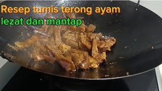 Resep tumis terong ayam lezat dan mantap alaAmy Didik [upl. by Ahtnams]