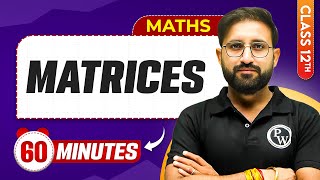 Matrices in 60 Minutes  Class 12th Maths  Mind Map Series [upl. by Ru]