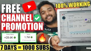 ✅ HOW TO PROMOTE YOUR YOUTUBE CHANNEL for FREE 2020 🔥 Grow YouTube Channel Fast 1000 Subscribers [upl. by Nevsa]