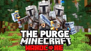 100 Players Simulate a MEDIEVAL PURGE in Minecraft [upl. by Augustin]