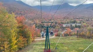 Breathtaking View from Gondola Ride at Loon Mountain Vlog44 fallfoliage newhampshire [upl. by Amena142]