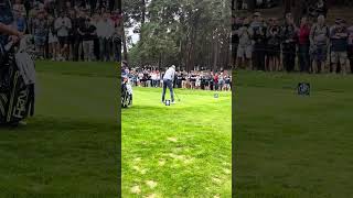 Former England Cricketer Stuart Broad Golf Swing at BMW PGA Championship from Wentworth golf [upl. by Armstrong]