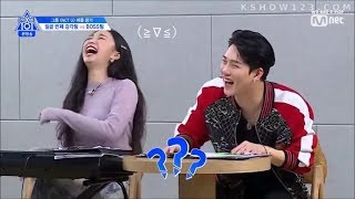 Produce X 101 MONSTA X Jooheon Trainer CUT ENG SUB EP 4 😂😂 [upl. by Ahsenev]