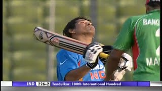 Sachin Tendulkars 100th Century Highlights  India vs Bangladesh  Asia Cup 2012 [upl. by Sido513]