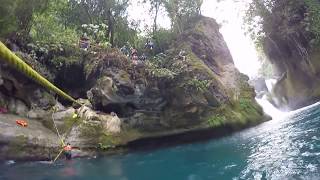 Puente de Dios Tamasopo Cabaña Aventuras Ecotours [upl. by Assyle780]