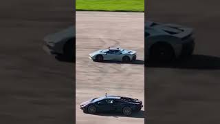 DRAG RACE EPIK 3 Supercar Hybrid Lamborghini Revuelto VS Ferrari SF90 VS Porsche 918 Spyder short [upl. by Gnouhc331]