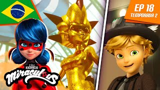 🇧🇷 MIRACULOUS 🐞 A BATALHA DAS RAINHAS parte 1  Episódio completo  Temp 2 Ep 18  Português BRASIL [upl. by Dalli]