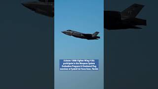 F35s participated in the Weapons System Evaluation Program amp Checkered Flag exercises  Tyndall AFB [upl. by Hemingway]