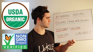 Organic AllNatural nonGMO  What Do The Labels Actually Mean [upl. by Osmen]