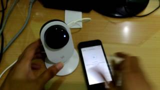 How to set up Yi Home Camera China version on iOS with Mihome App [upl. by Imugem]