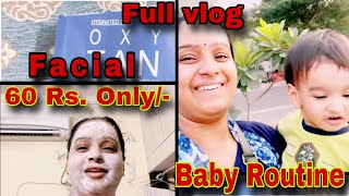 Best Facial kit for Whitening and glowing skin Under 60 rs  not promotional  baby Routine 😊 [upl. by Alyaj]