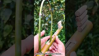 Crafting With Bamboo bamboogun bamboocrafts viralshorts [upl. by Ursala842]