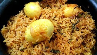 Egg Biryani in Tamil  Muttai Biriyani  முட்டை பிரியாணி [upl. by Madi]