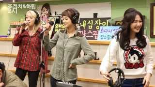 스피카 SPICA 의 quot투나잇 Tonightquot 라이브  140217조정치amp하림의 2시 [upl. by Aileve]