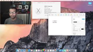 Yosemite OS X 10105 Hackintosh X99 Stable Workstation Build With Evga Gtx 960 SSC 2gb [upl. by Bardo]