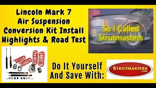 Lincoln Mark VII Conversion Kit Installation Highlights And Road Test [upl. by Isbella]