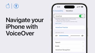 How to Navigate your iPhone or iPad with VoiceOver  Apple Support [upl. by Marlen883]