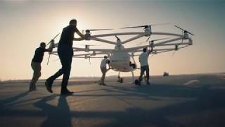 Volocopter Technology – Making of Autonomous Air Taxi Flight in Dubai [upl. by Ocirderf]