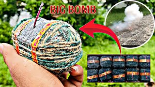 सबसे बड़ा बम  Making biggest Bomb for Diwali at home big bomb [upl. by Riddle]