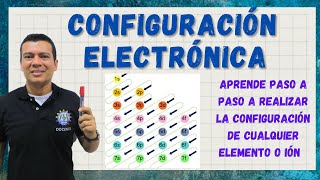 CONFIGURACION ELECTRONICA APRENDE A HACER LA CONFIGURACION ELCTRONICA DE CUALQUIER ATOMO O IÓN [upl. by Shih366]