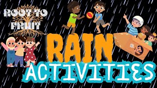 Rain Challenge for Kids  Outdoor Fun with Root to Fruit 🌧️🌈💧 [upl. by Eiryk]