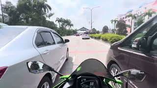 kawasaki modenas ZX25RSE  iphone 16  gopro insta360  motogp  cara bawa motor zx25r ke sc letsgo [upl. by Haim]