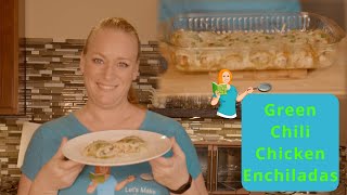 Green Chili Chicken Enchiladas great dinner ideas [upl. by Sug]