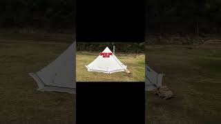 Outdoor Camping Style with AllSeason Pyramid Tent [upl. by Newlin]