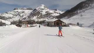 Red Santons into Val dIsere [upl. by Nalyak]