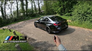 POV 2024 BMW G80 M3 Competition XDRIVE  Country Roads amp Autobahn Pure Drive Vibes [upl. by Nishom]