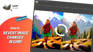 How to revert image changes in GIMP [upl. by Septima]