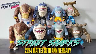 Street Sharks 1994 vs 2024 Mattel 30th Anniversary Street Sharks  Ripster  Jab  Slammu  Streex [upl. by Ermey]