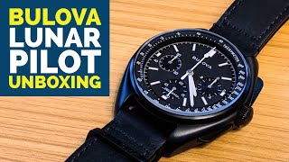 Bulova Lunar Pilot Unboxing and First Impressions Bulova Moon Watch [upl. by Madge]