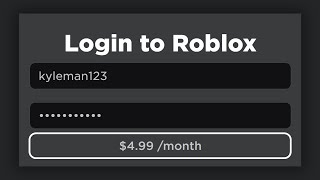 You Have to Pay to Play Roblox [upl. by Schwab]