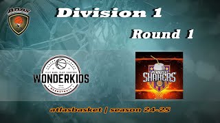 Atlasbasket  Div 1Round 1  WONDER KIDS vs SHAKERS [upl. by Elman654]