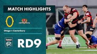 Bunnings NPC 2022  Round 9 Highlights  Otago v Canterbury [upl. by Eniledam]